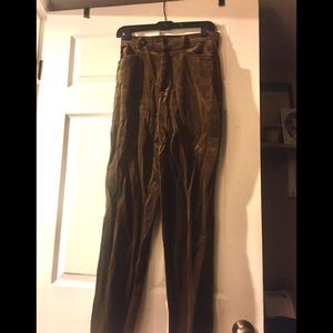 Vintage Liz Claiborne Brown Suede Trousers